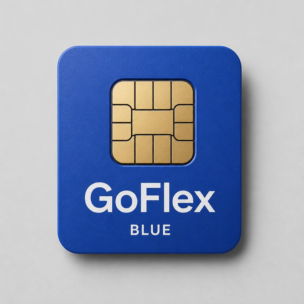 GoFlex Blue SIM — 4G LTE and 5G ready SIM card