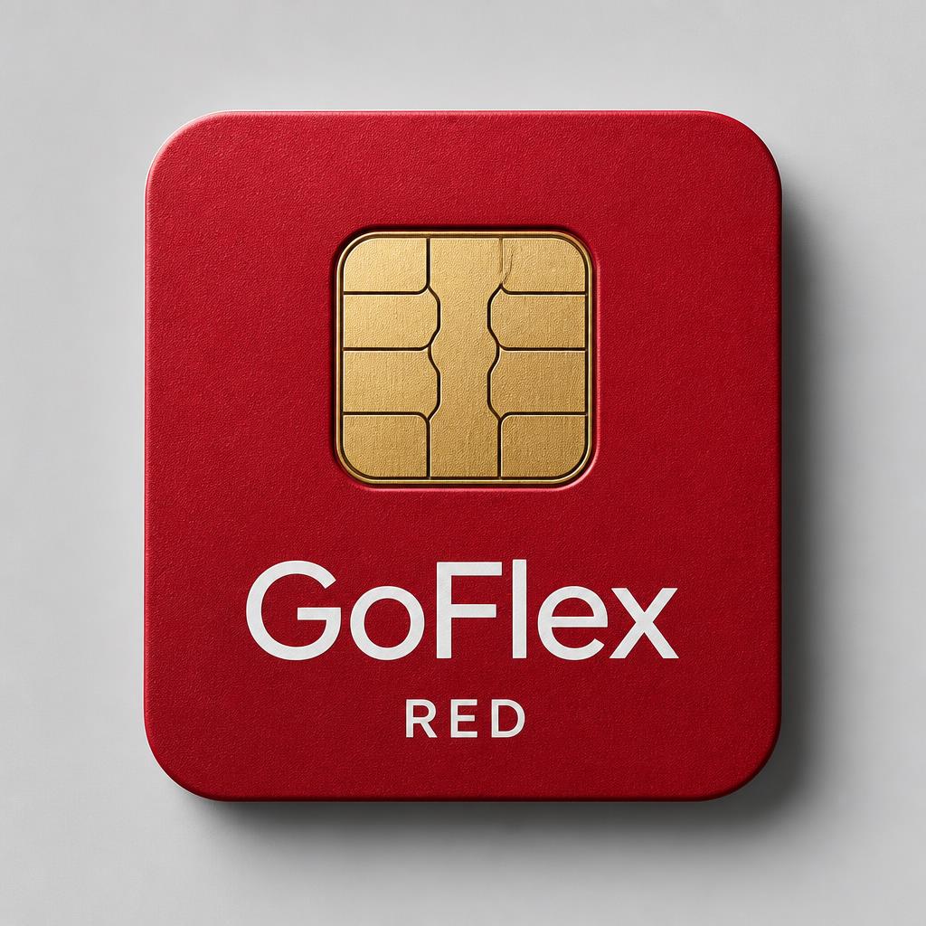 GoFlex Red SIM — 4G LTE and 5G ready SIM card